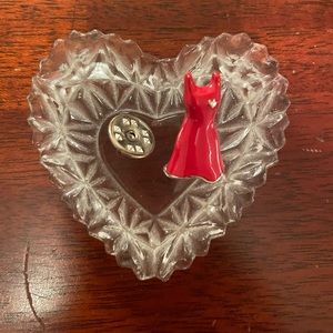 Red Dress Pin